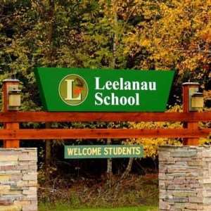 Leelanau School Sign